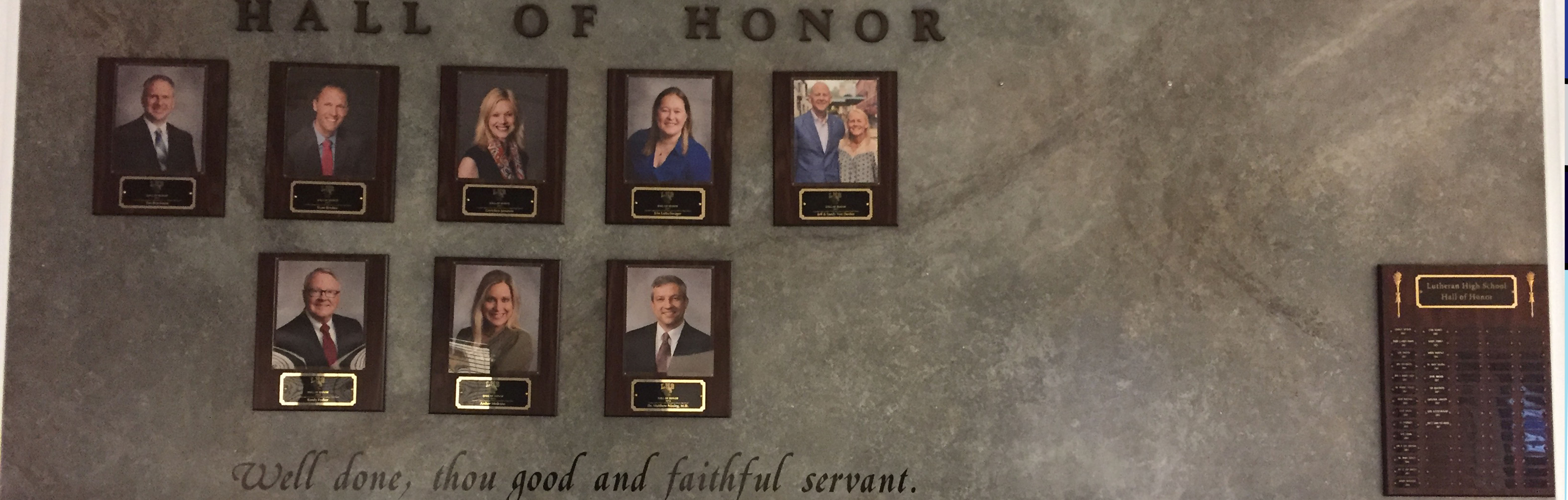 Hall of Honor Lutheran High School of St Charles County